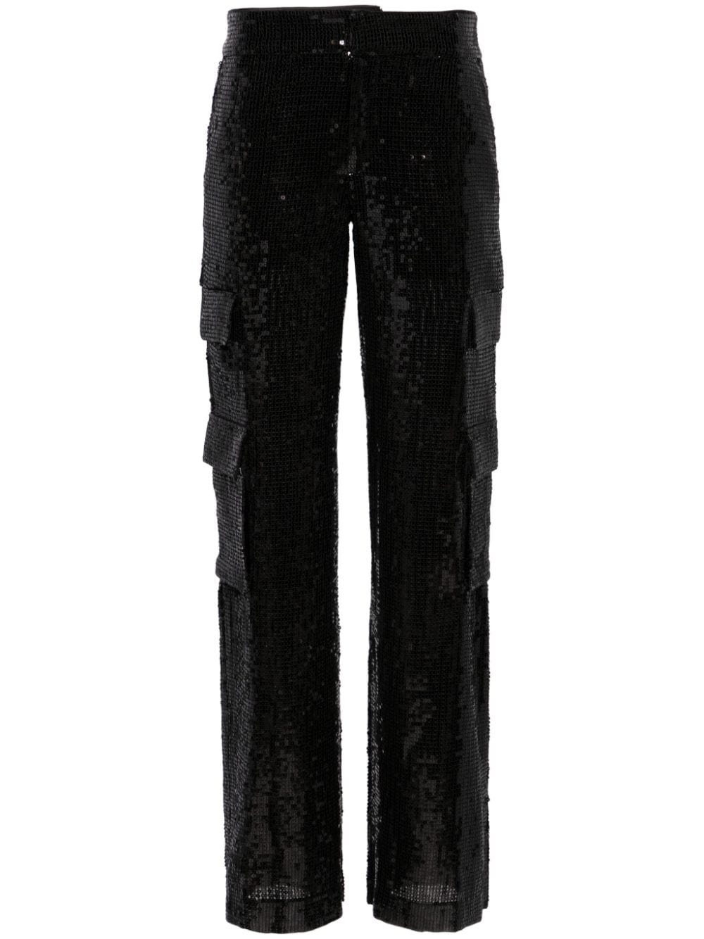 Hayes sequinned cargo pants - 1