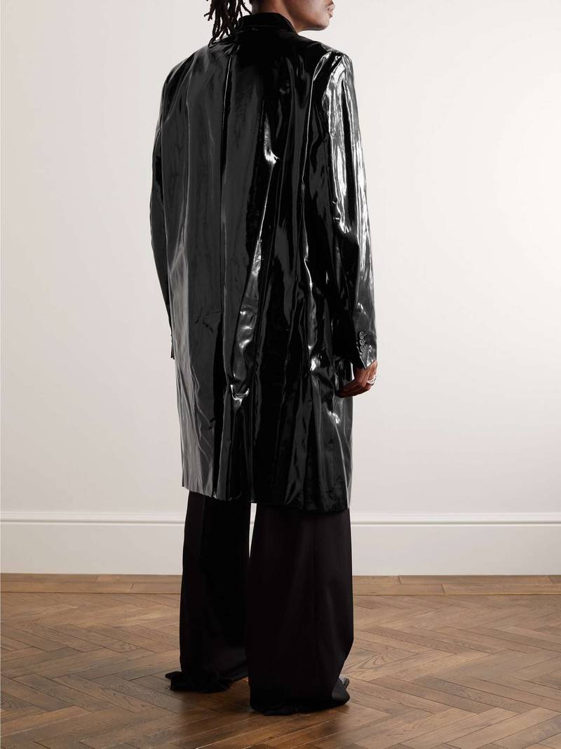 Double-Breasted Coated-Cotton Coat 3