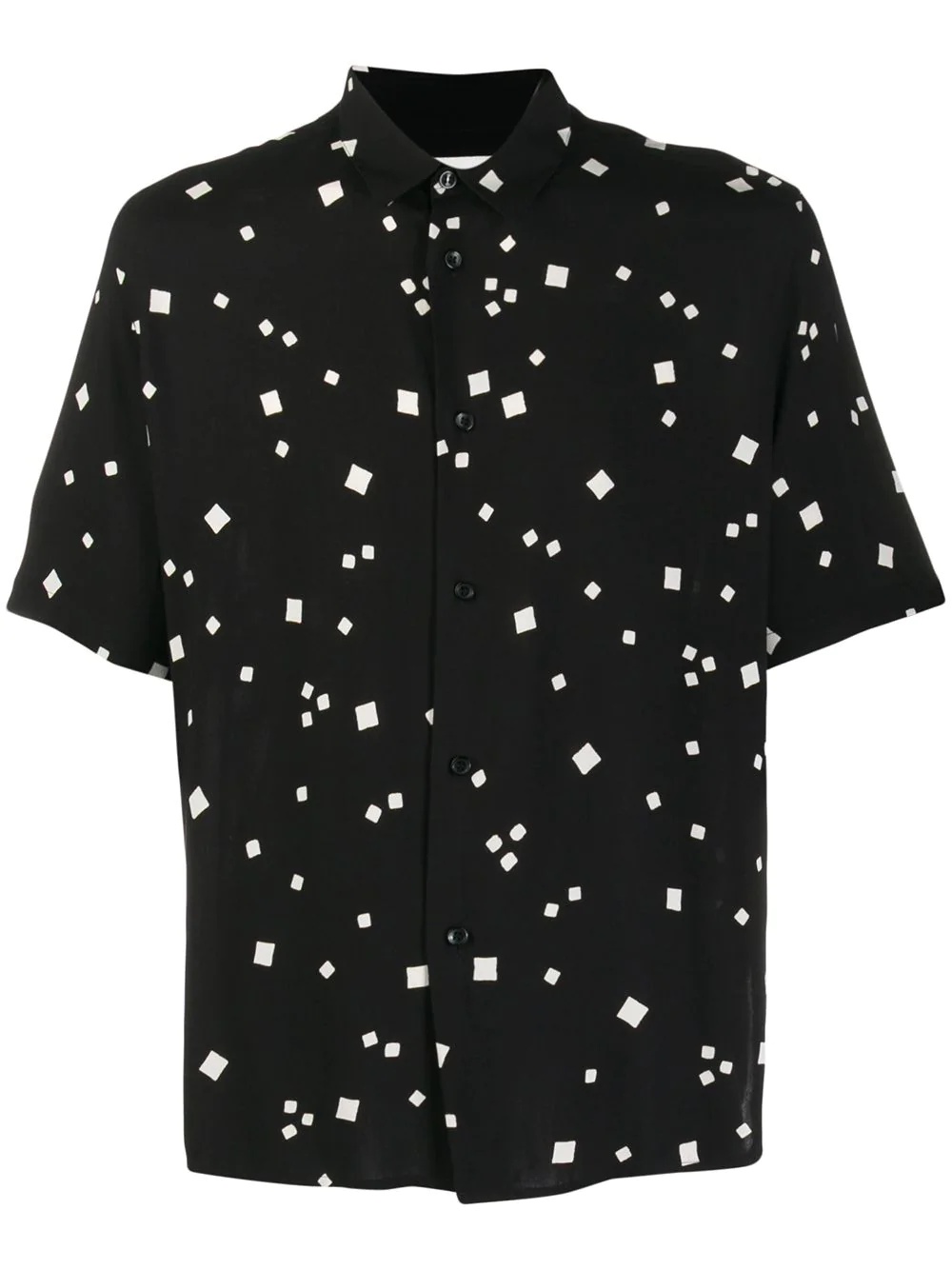 square print shirt - 1