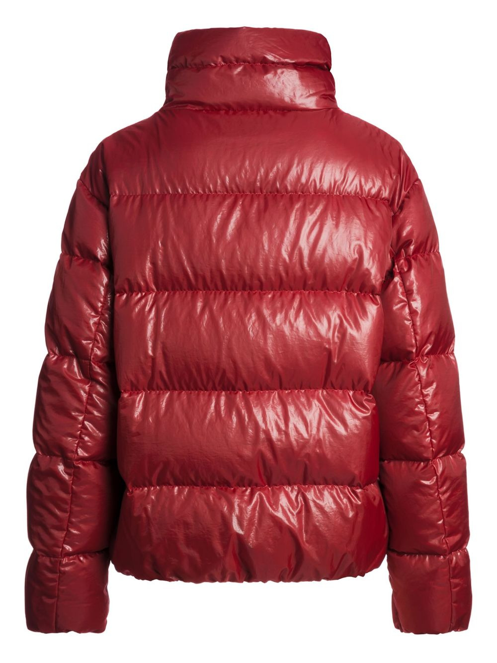 high-neck quilted jacket - 2