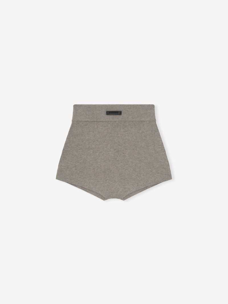 Womens Soft Rib Knit Boxer - 1