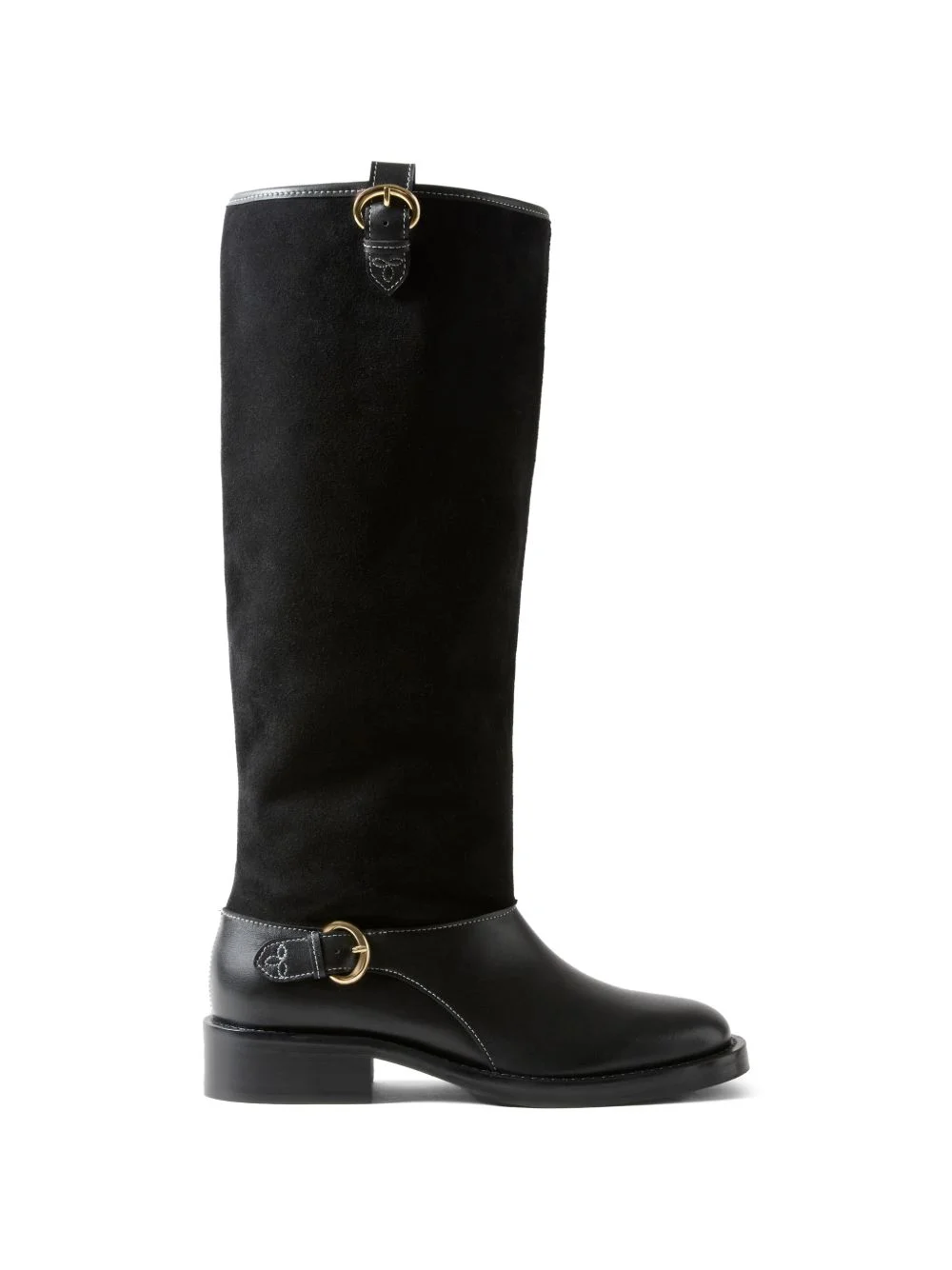buckle-detail knee-high boots - 1