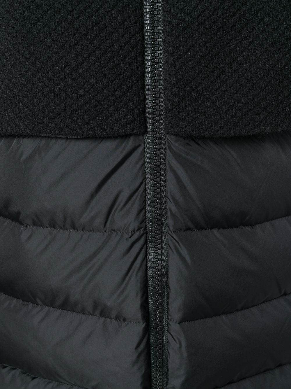 contrast panel puffer jacket - 5