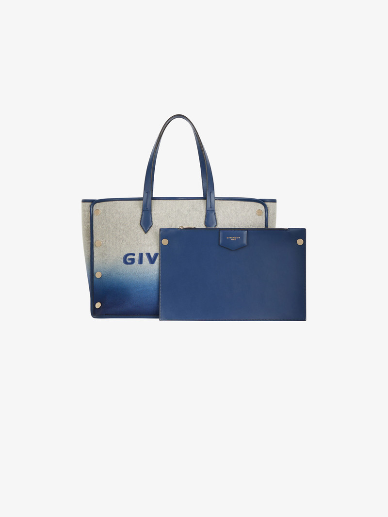 Medium Bond shopper in GIVENCHY faded canvas 5