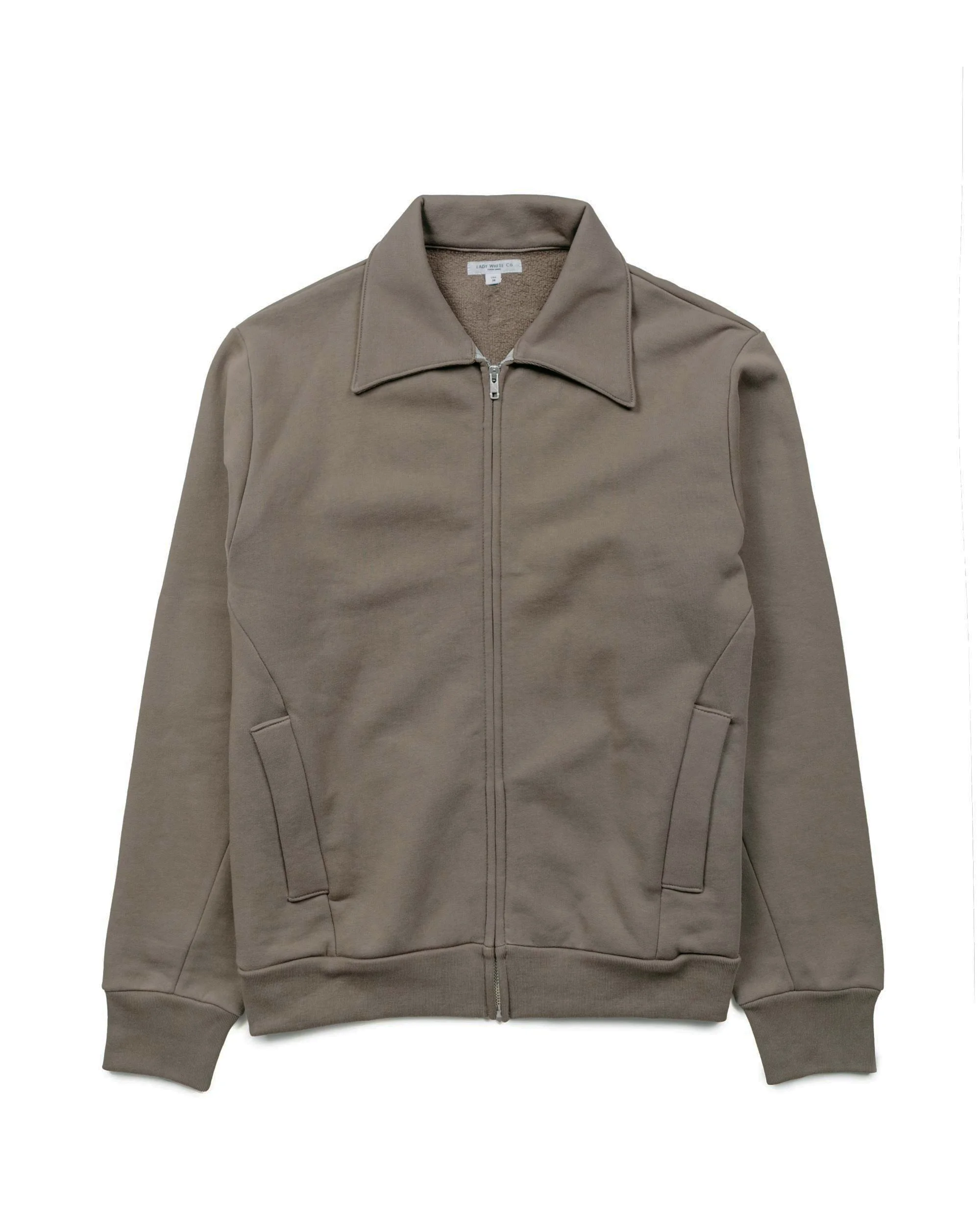 Zip Sweat Jacket Deep Cement - 1