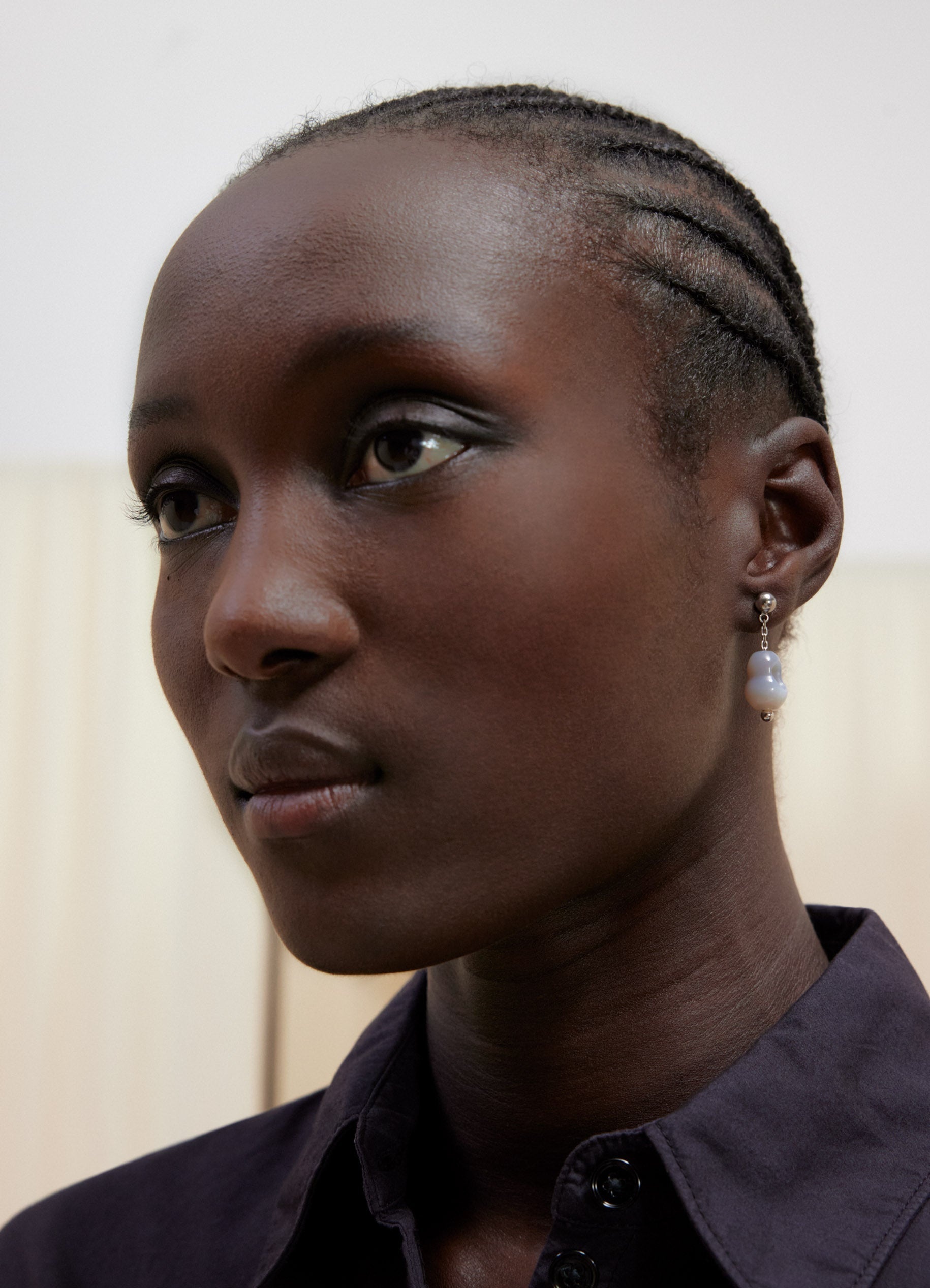 CARVED STONES EARRINGS - 3