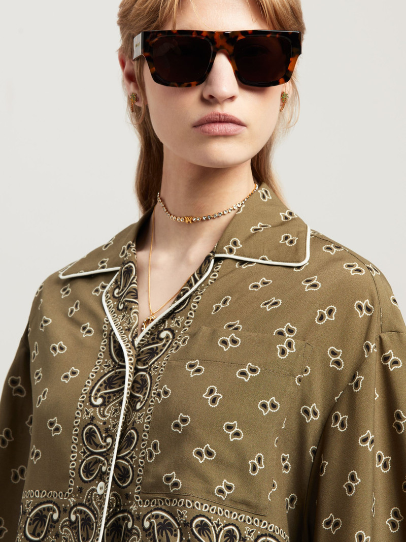 Paisley Cropped Shirt 6