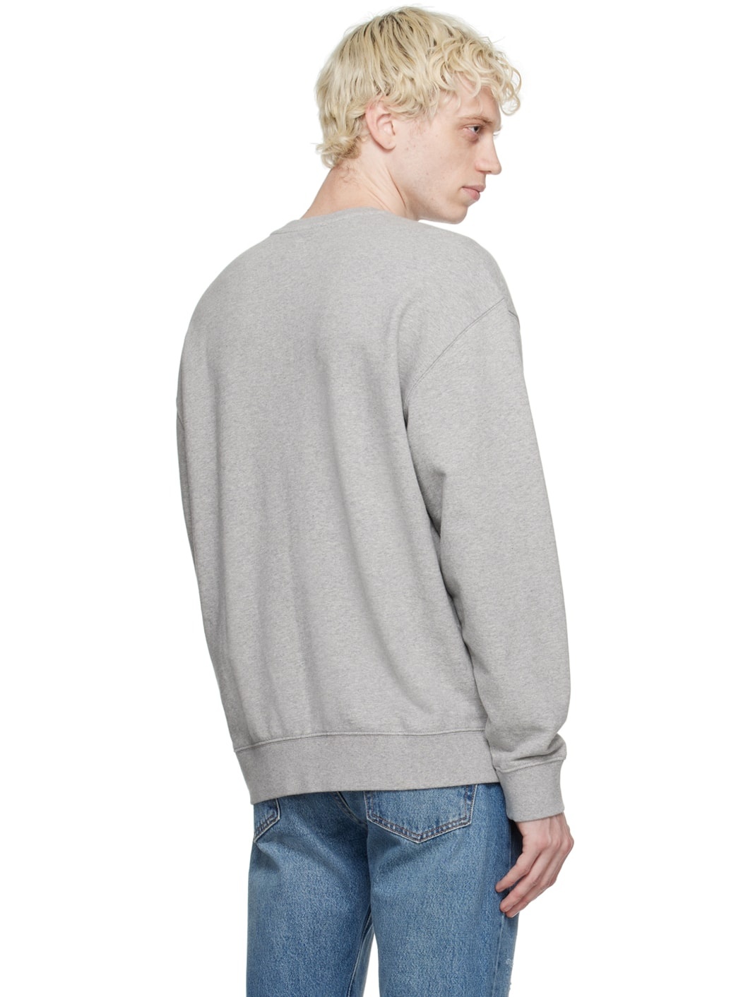 Gray Printed Sweatshirt - 3