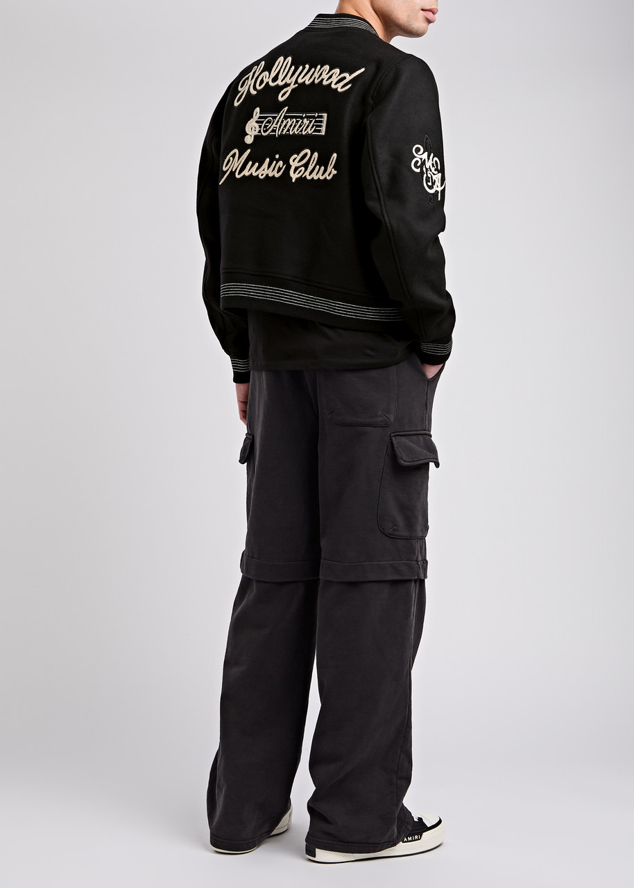 Amiri Hollywood Music Club Wool-blend Bomber Jacket - 4