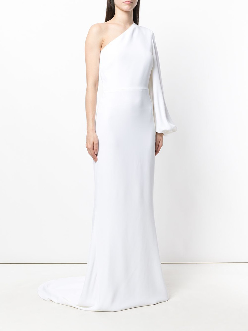 one shoulder long dress 3