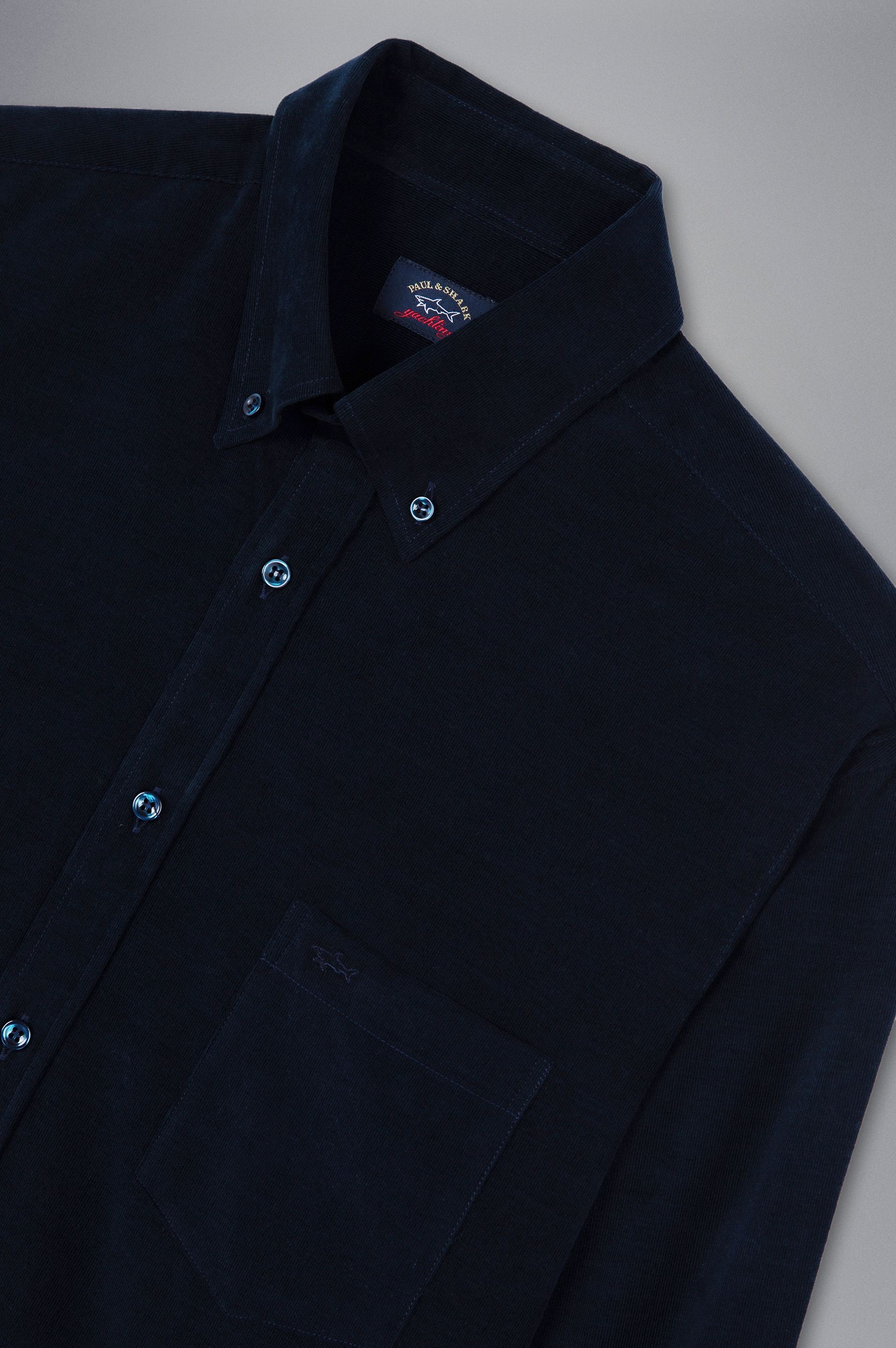 STRETCH VELVET SHIRT - 6