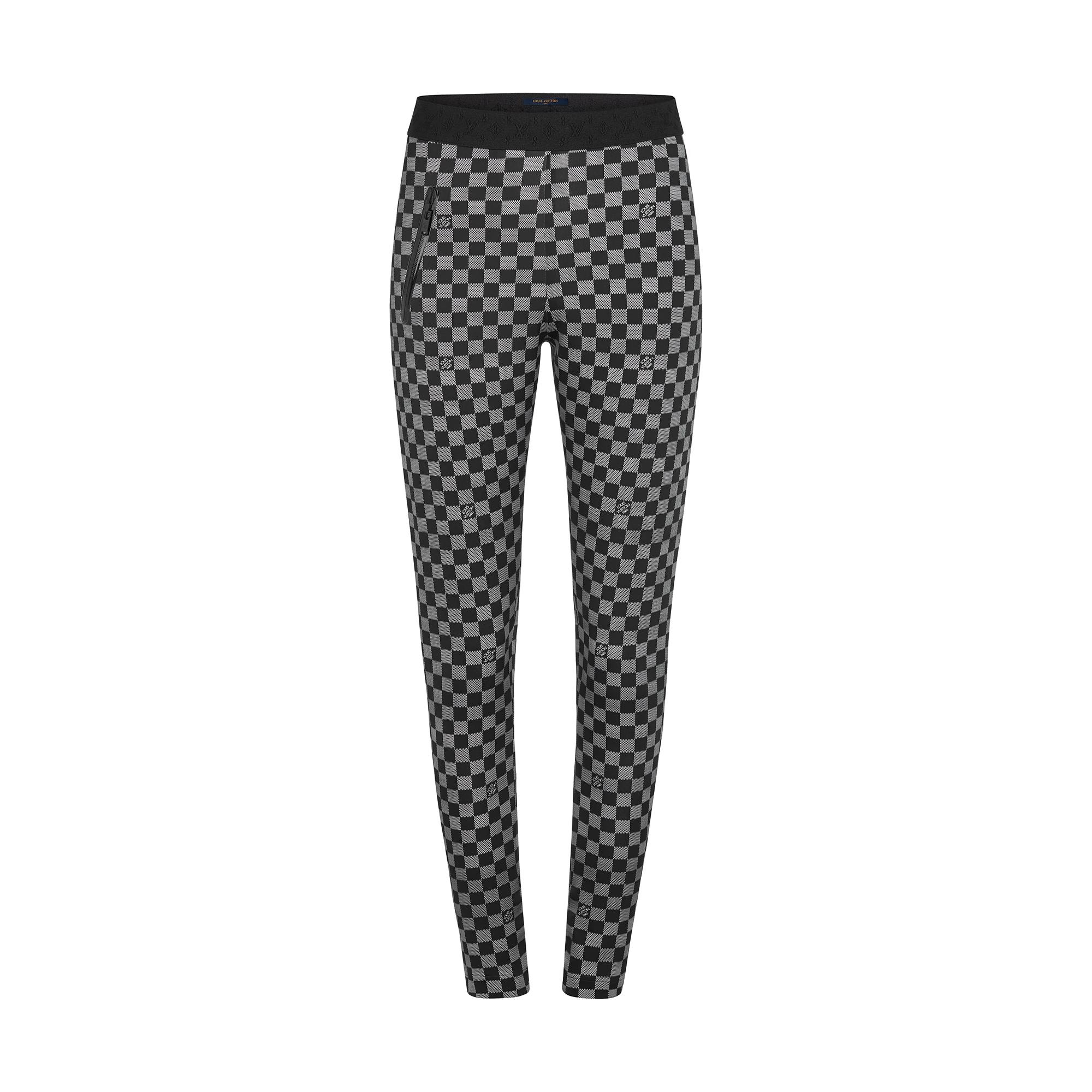 Shiny Damier Leggings - 1