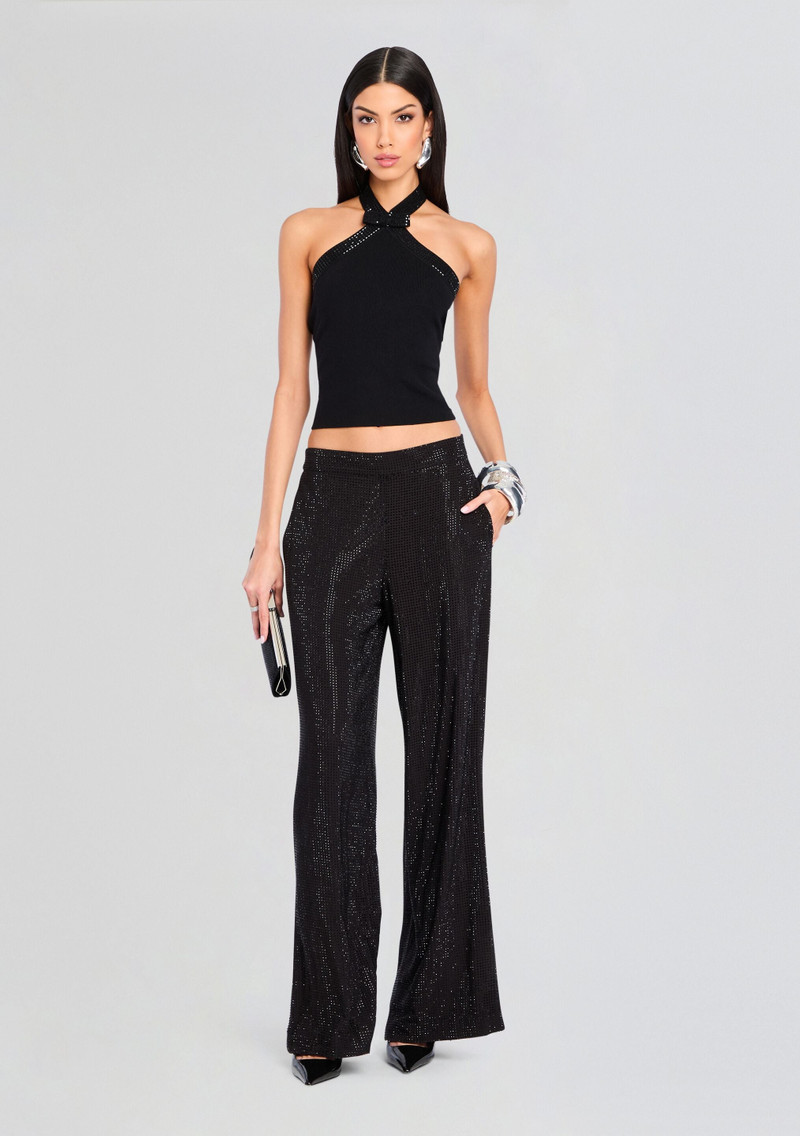 RETROFÊTE LETTIE EMBELLISHED KNIT TOP outlook