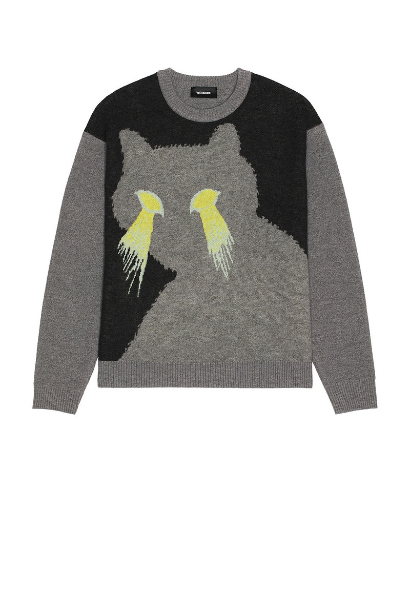 We11done Cat Jacquard Knit Pullover outlook