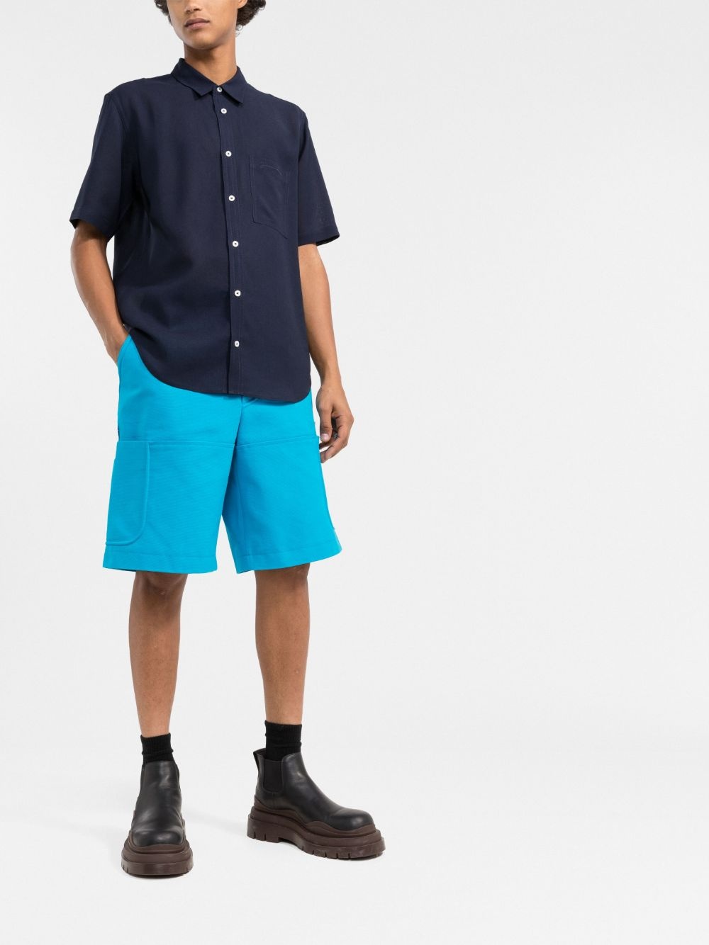 cotton cargo shorts - 2