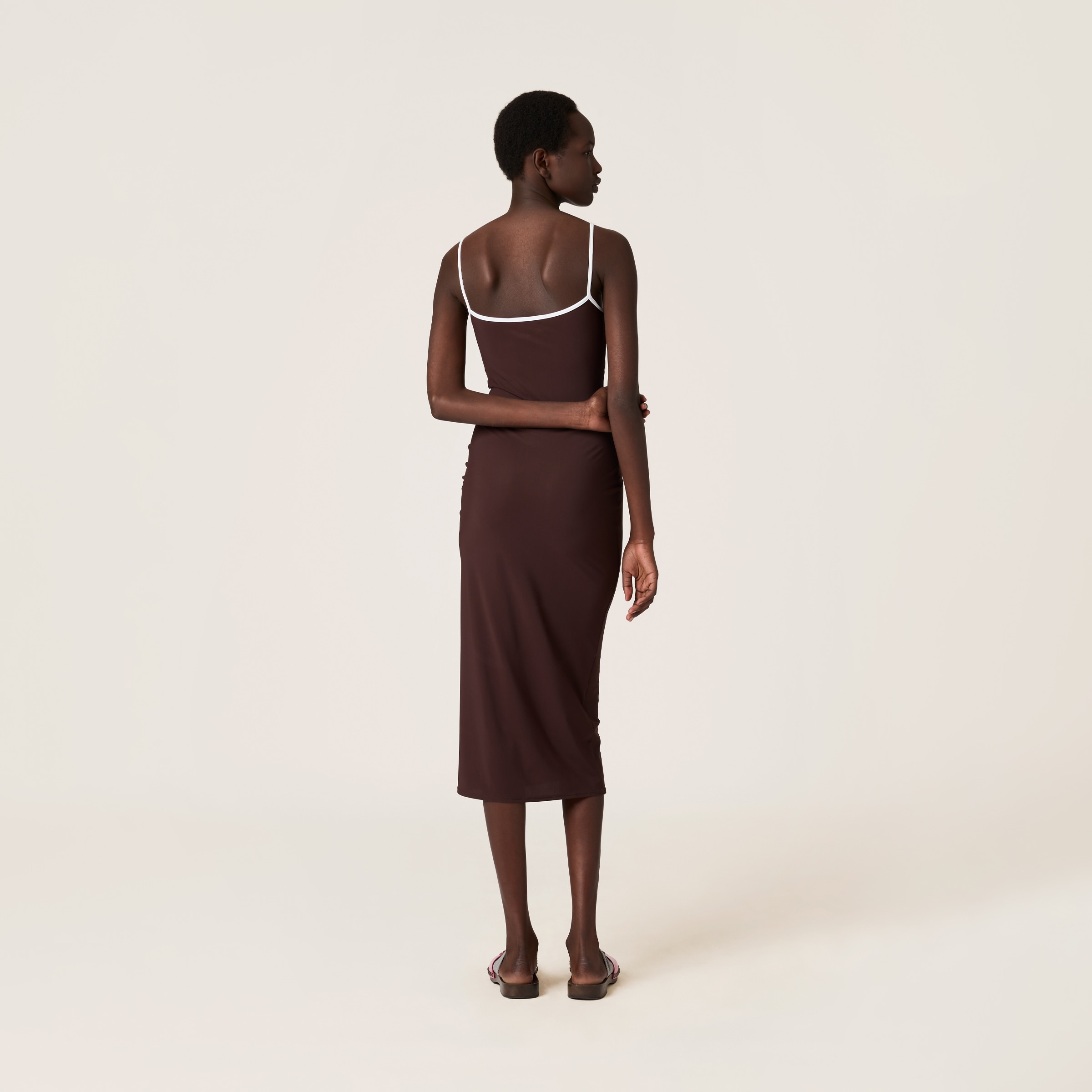 Stretch jersey midi-dress - 3