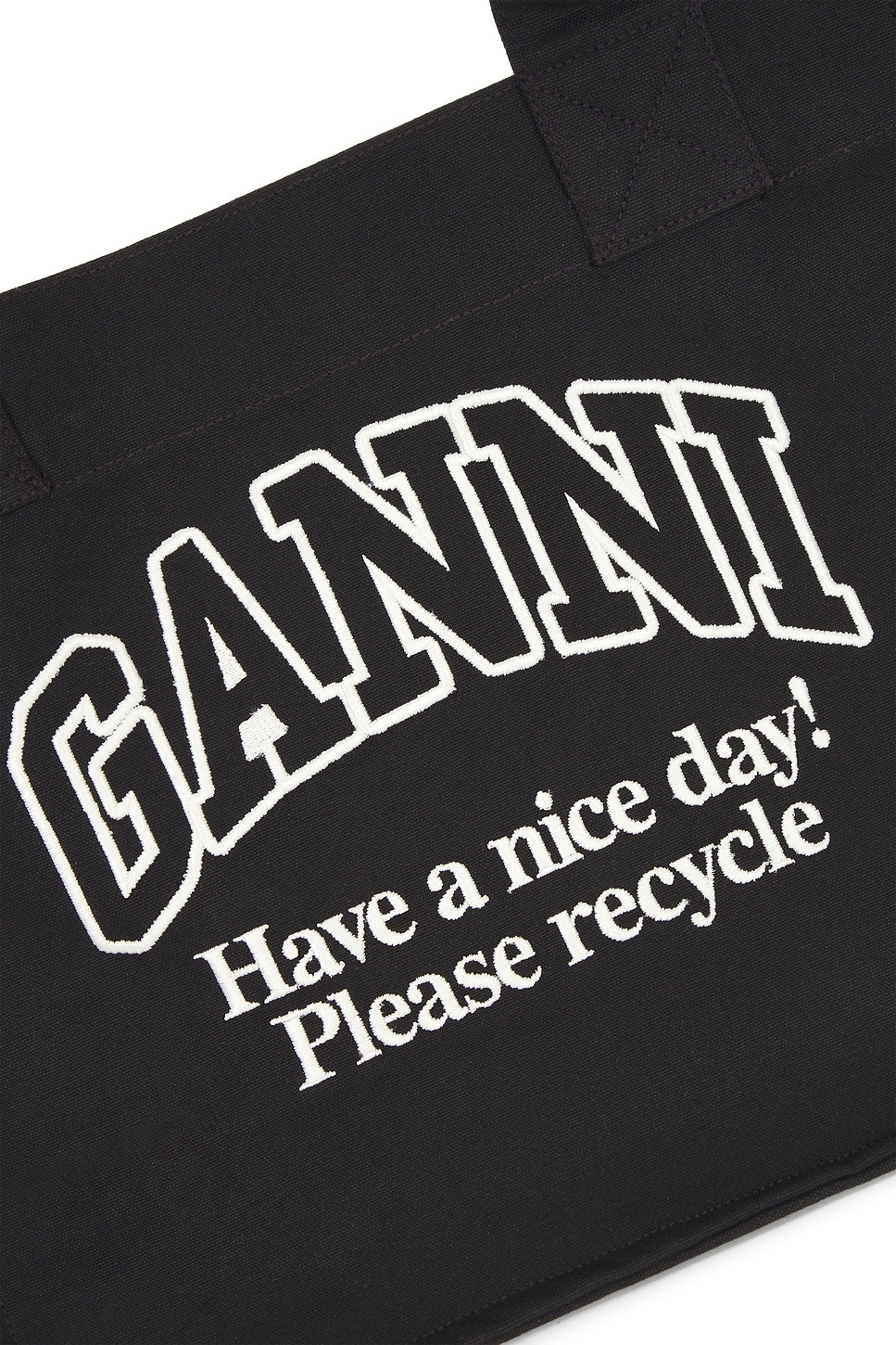 Large Easy Shopper Contrasted Logo Bag - 6