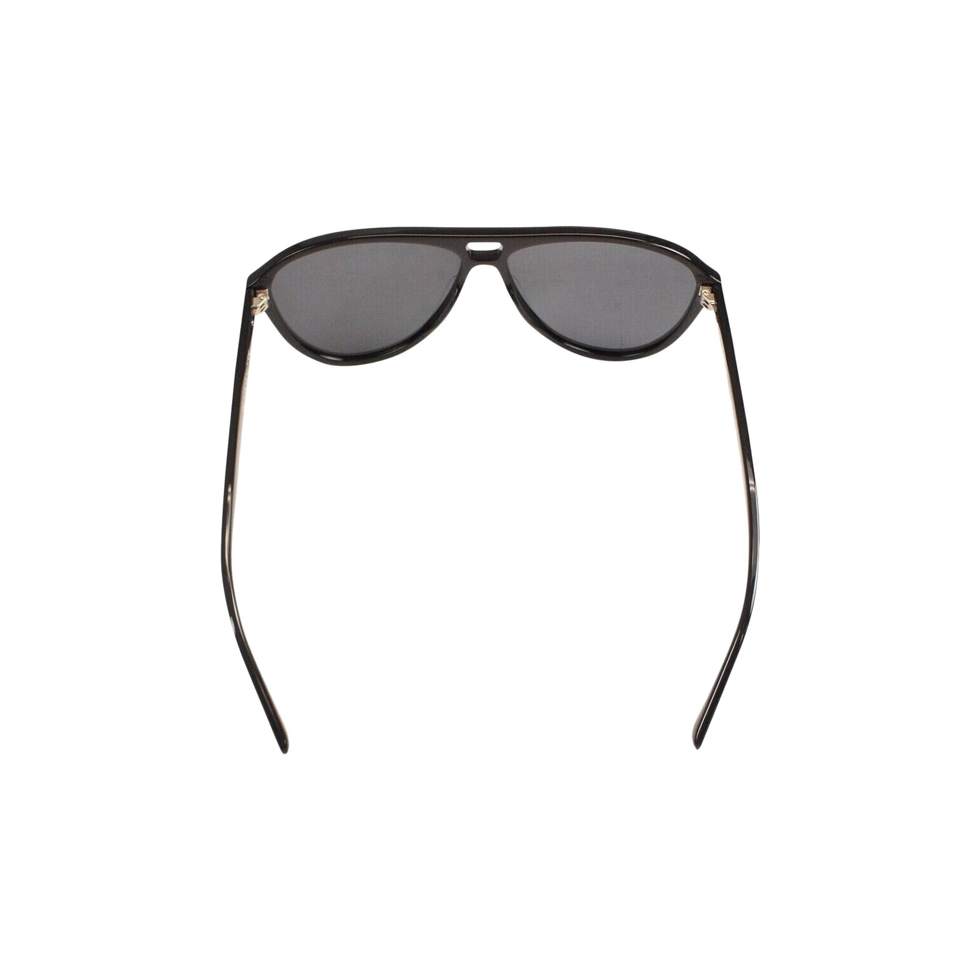 Amiri Aviator Logo Sunglasses 'Black' 3