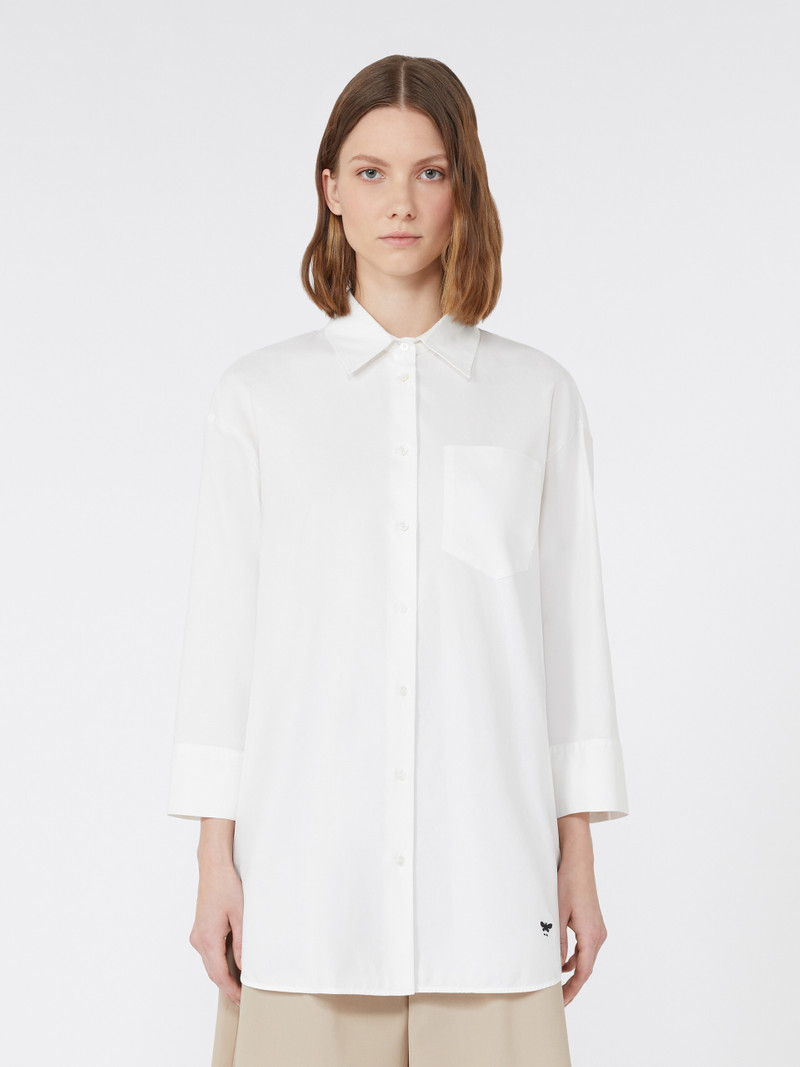 QUEVA Oversized cotton Oxford shirt 3
