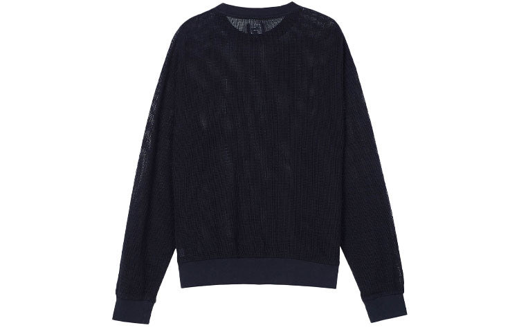 Stussy Pig. Dyed Cotton Mesh Crew 'Black' 1140210 - 2