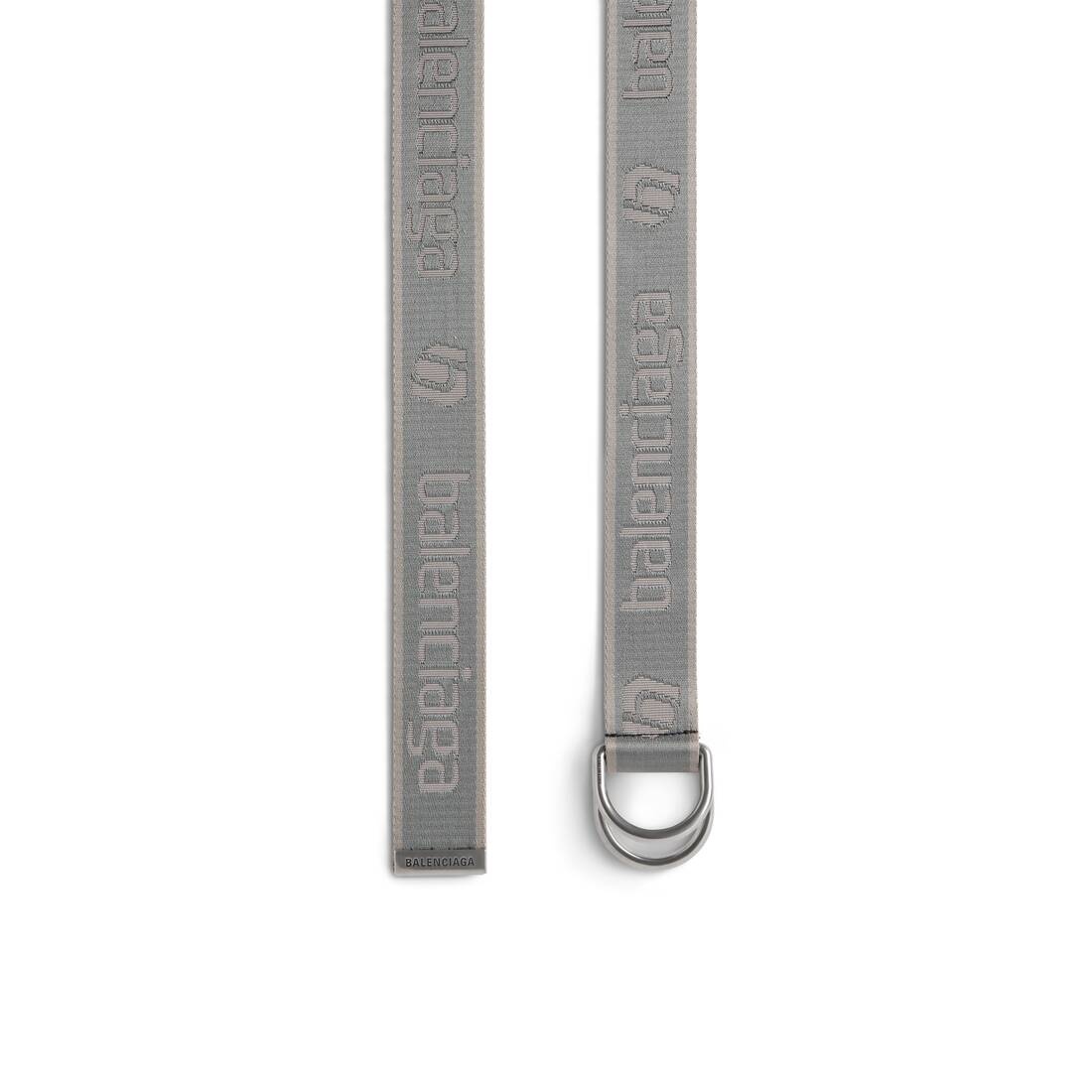 Men's D Ring Belt  in Dark Grey - 1