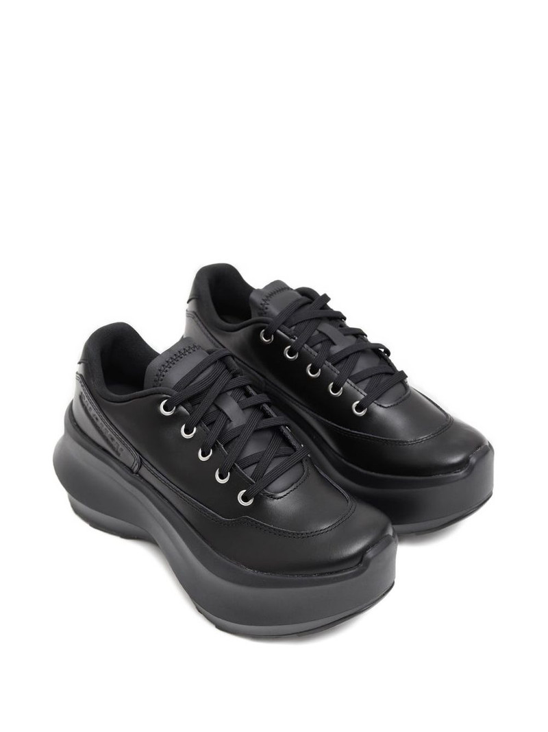 Comme Des Garçons Salomon leather platform sneakers outlook
