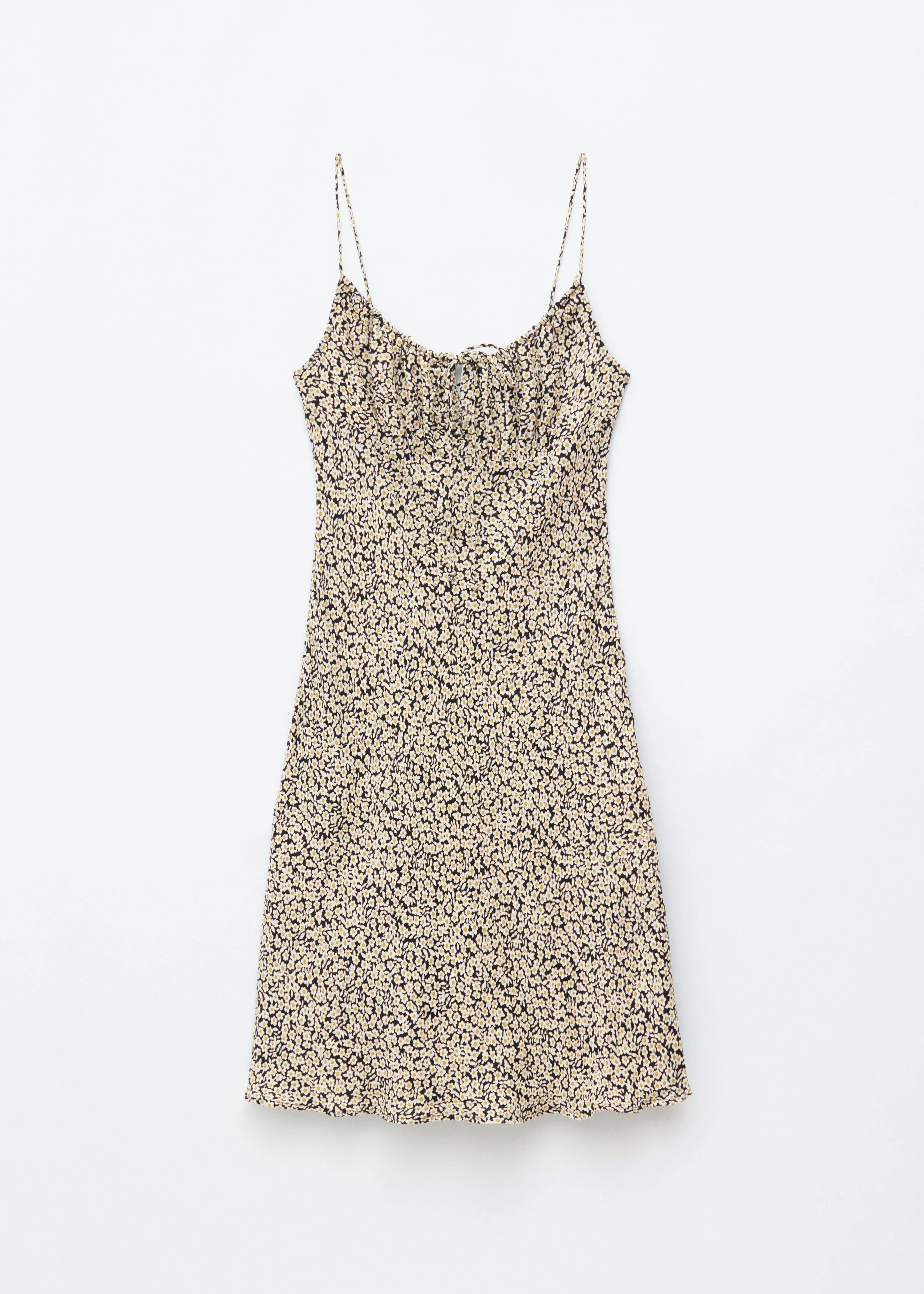 Drawstring Mini Dress - 1