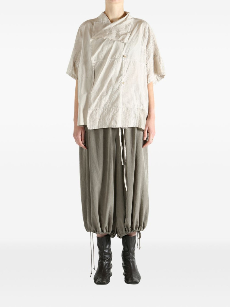 Y's striped panelled shirt outlook