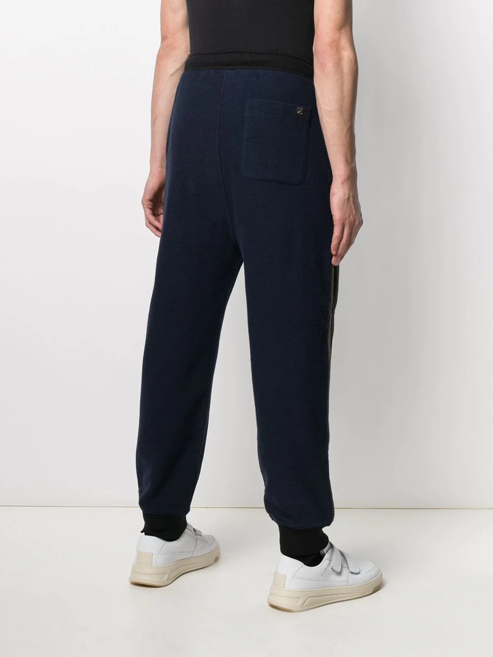 side stripe detail track pants - 4