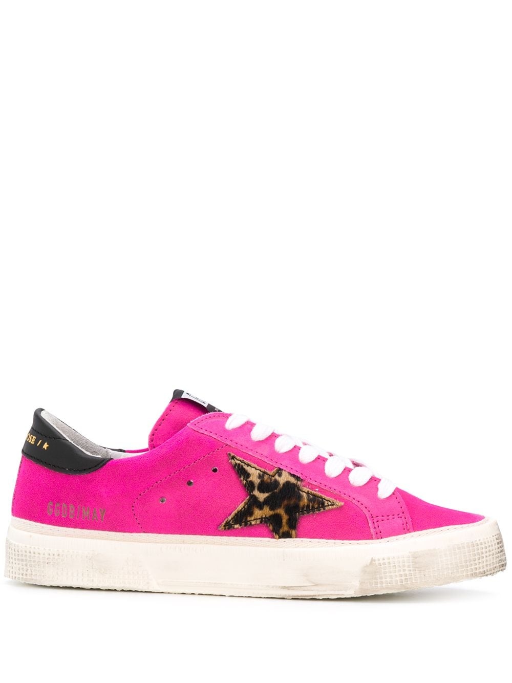 May leopard-print star sneakers - 1