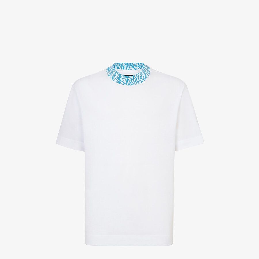 White jersey T-shirt - 1