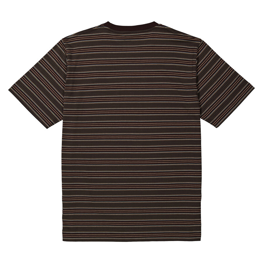Etudes Brown Striped Wonder Logo T-Shirt - 2