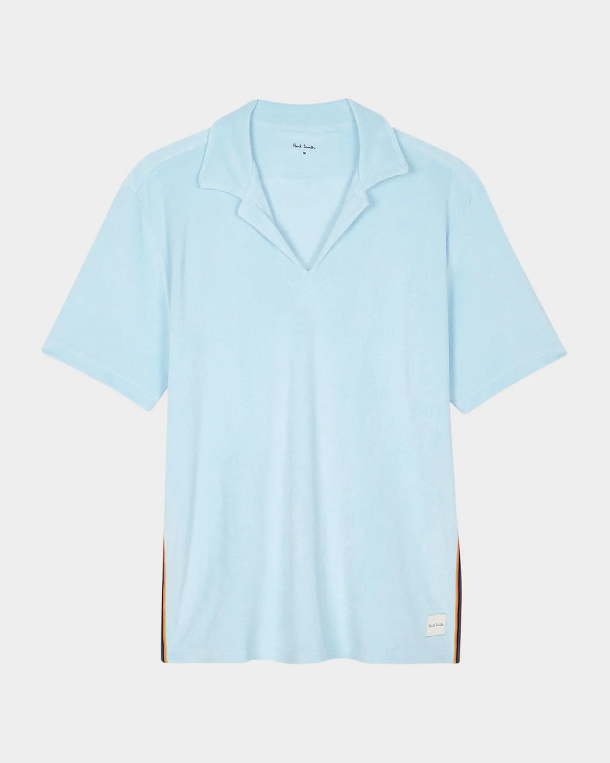 Men's Toweling Johnny Collar Polo Shirt - 1