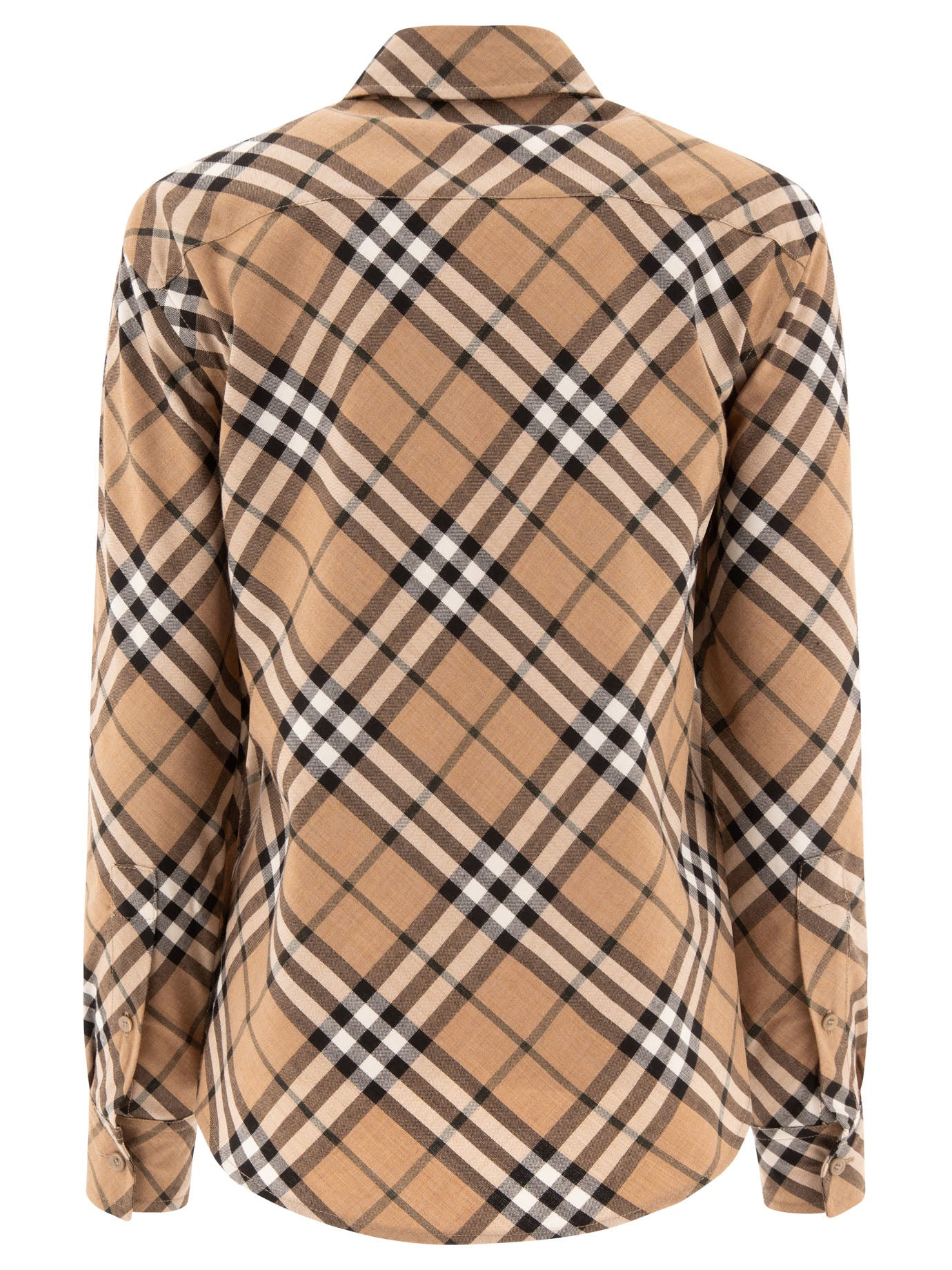 Burberry Wool Blend Shirt With Check Motif - 2