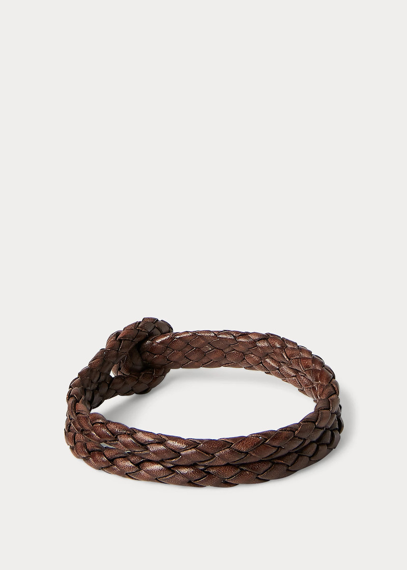 Hand-Braided Leather Bracelet 1