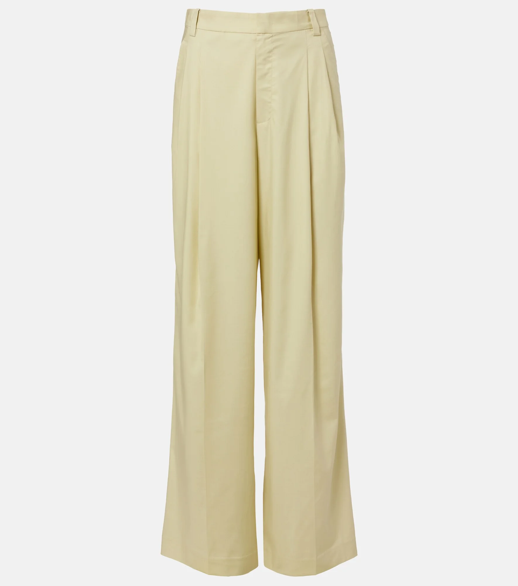 Olena pleated wide-leg pants - 1