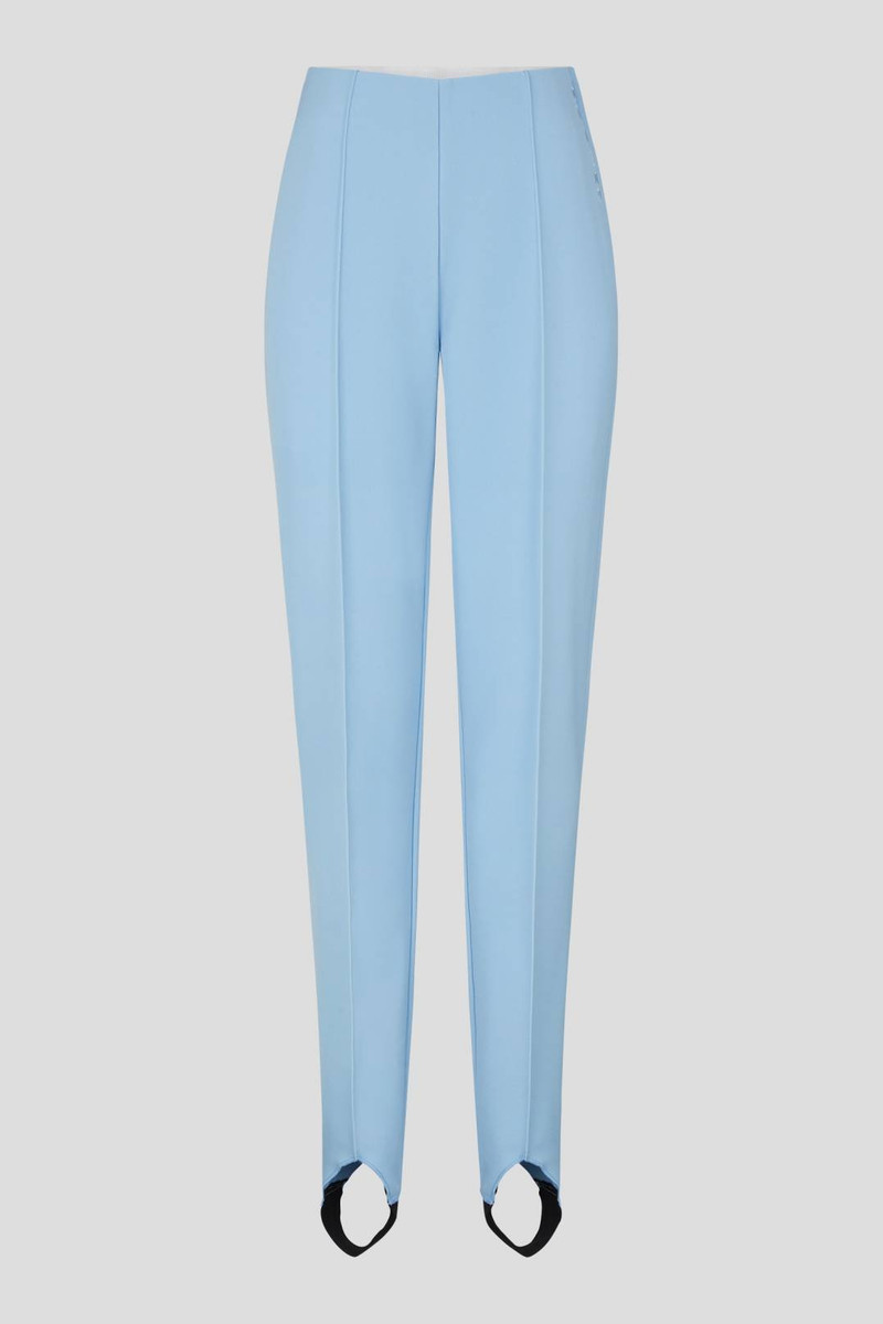 ELAINE STIRRUP TROUSERS IN LIGHT BLUE 1