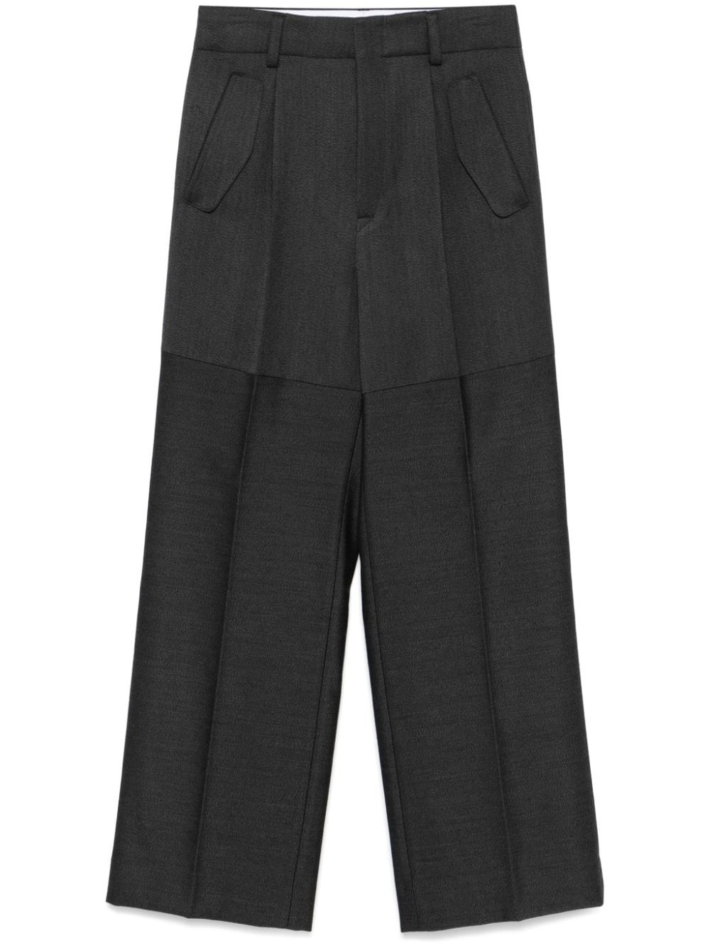 panelled-design trousers - 1