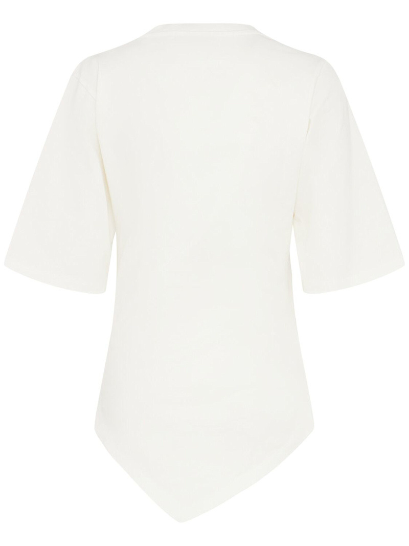 Re-invented twisted cotton t-shirt - 4