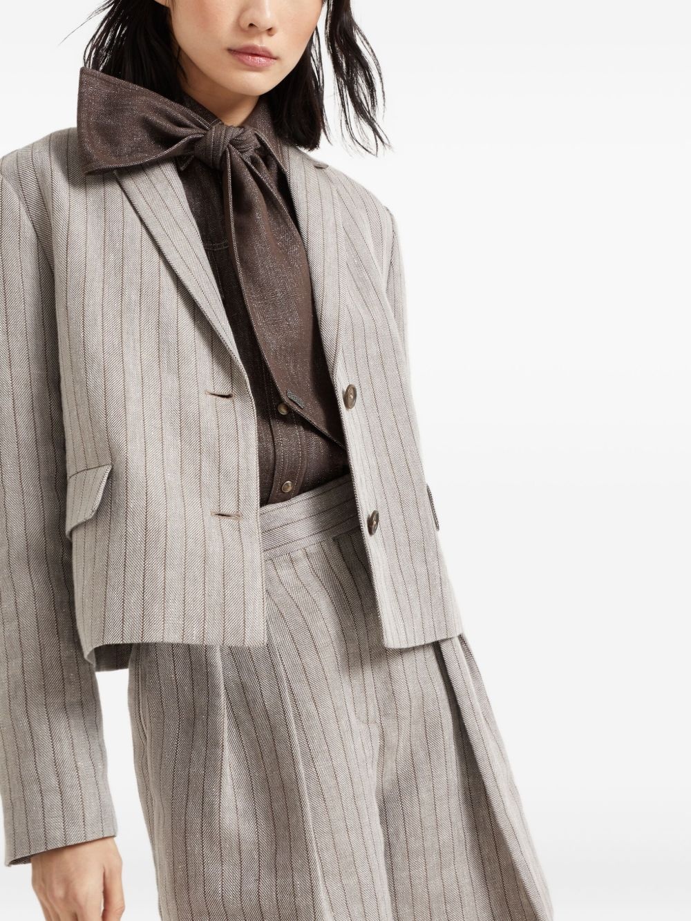 striped blazer - 5