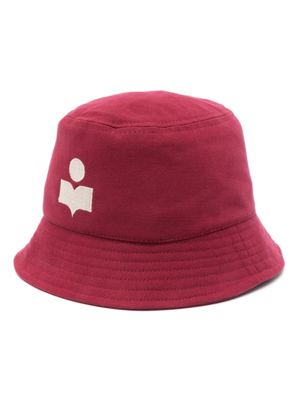 logo-embroidered bucker hat - 1