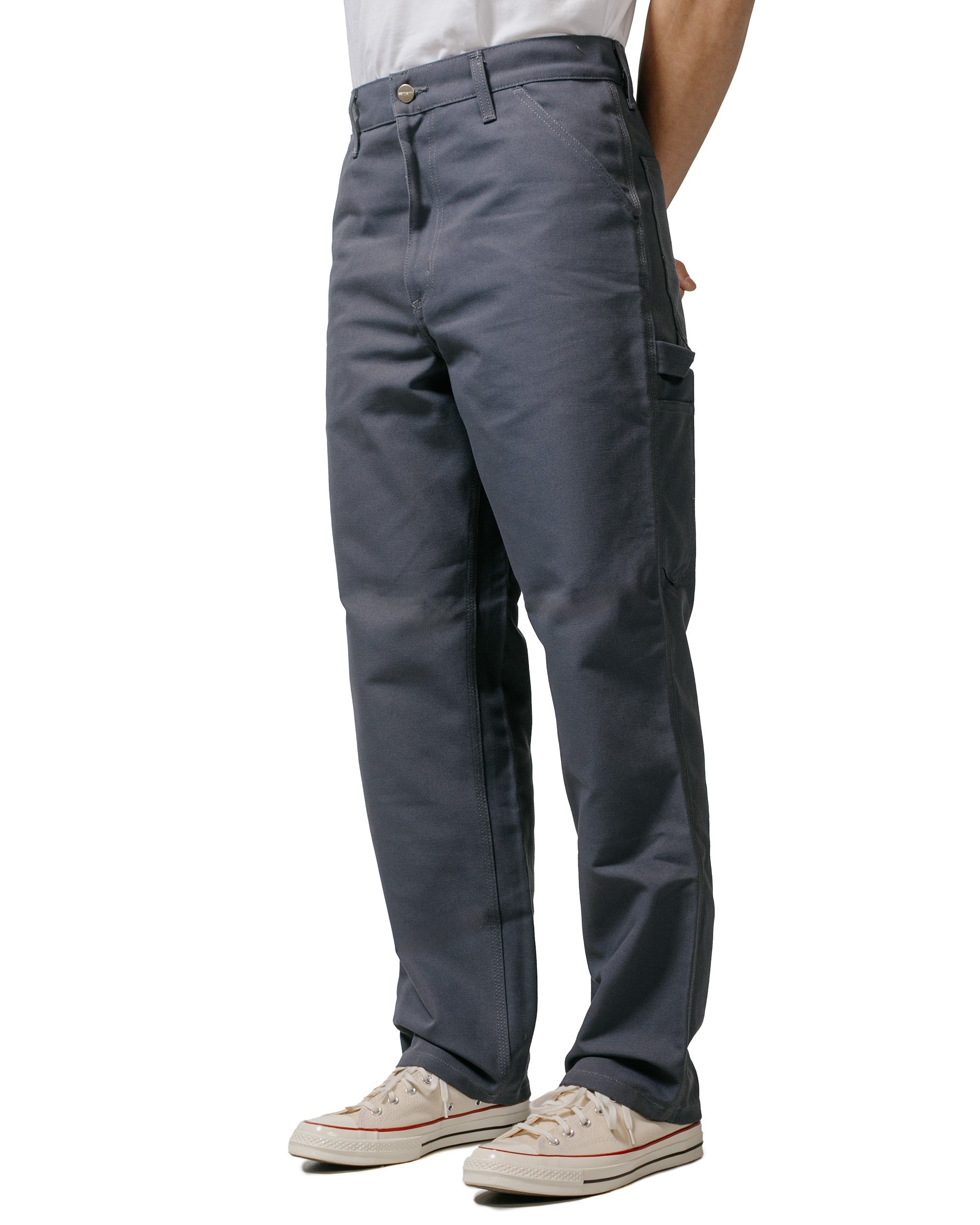 Carhartt W.I.P. Single Knee Pant Canvas Zeus Rigid - 2