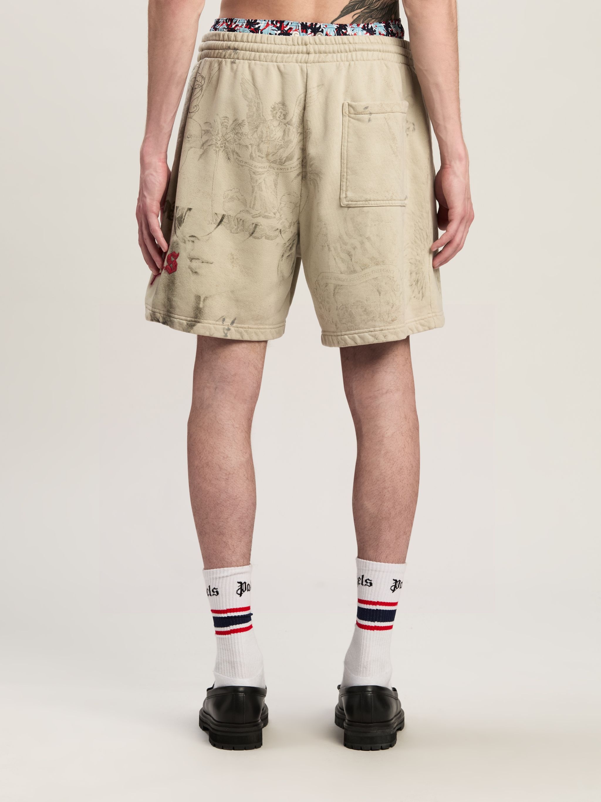 PENCIL ALL OVER SWEATSHORTS - 5