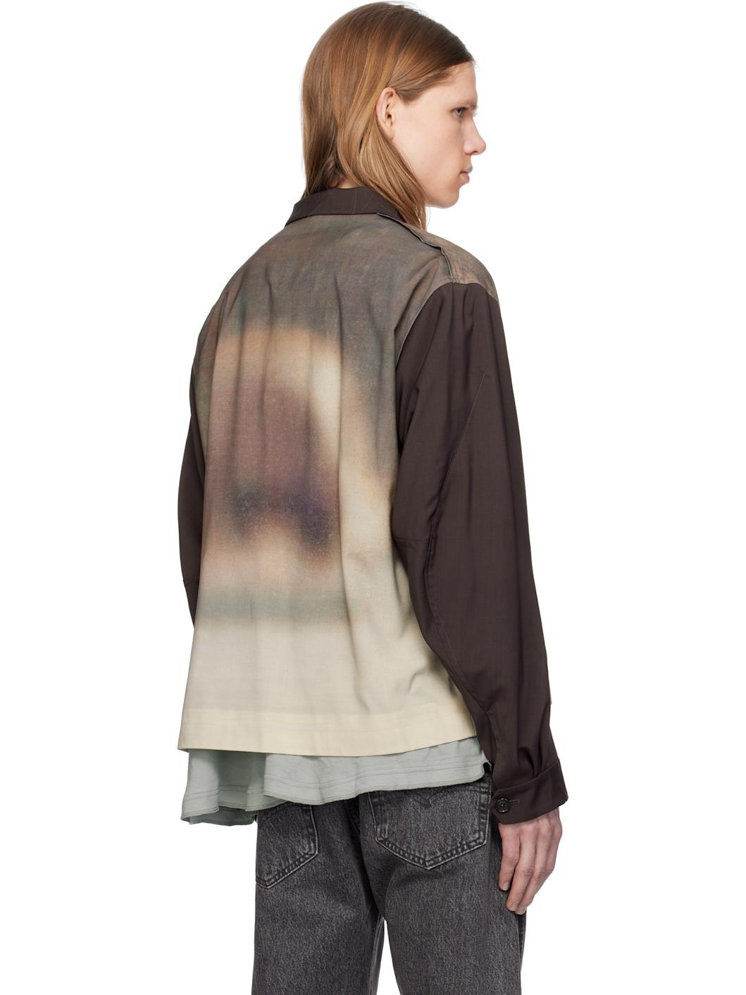 Brown & Beige UC1E4203-1 Jacket - 3