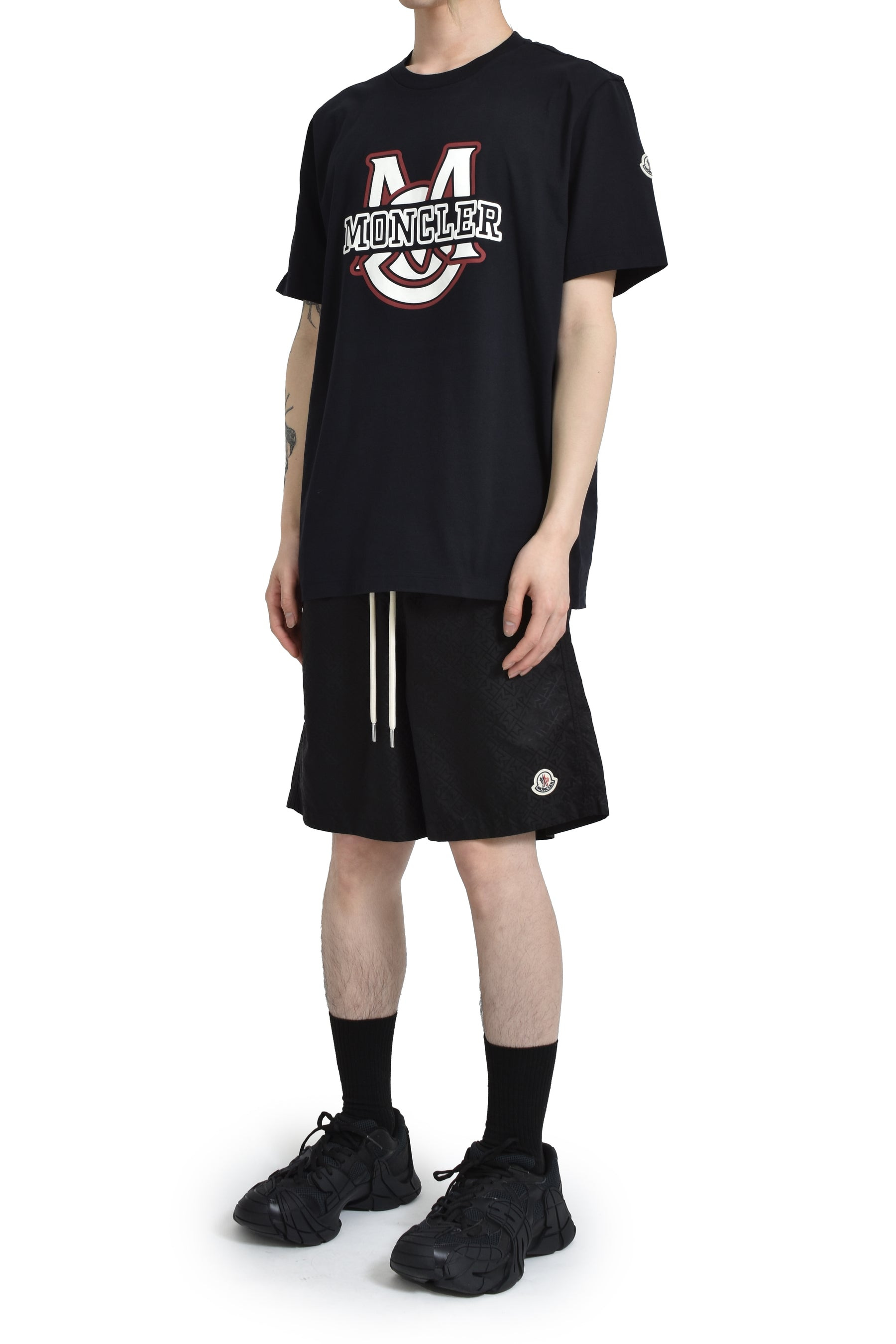 COLLEGE LOGO SS T-SHIRT / GRY - 4