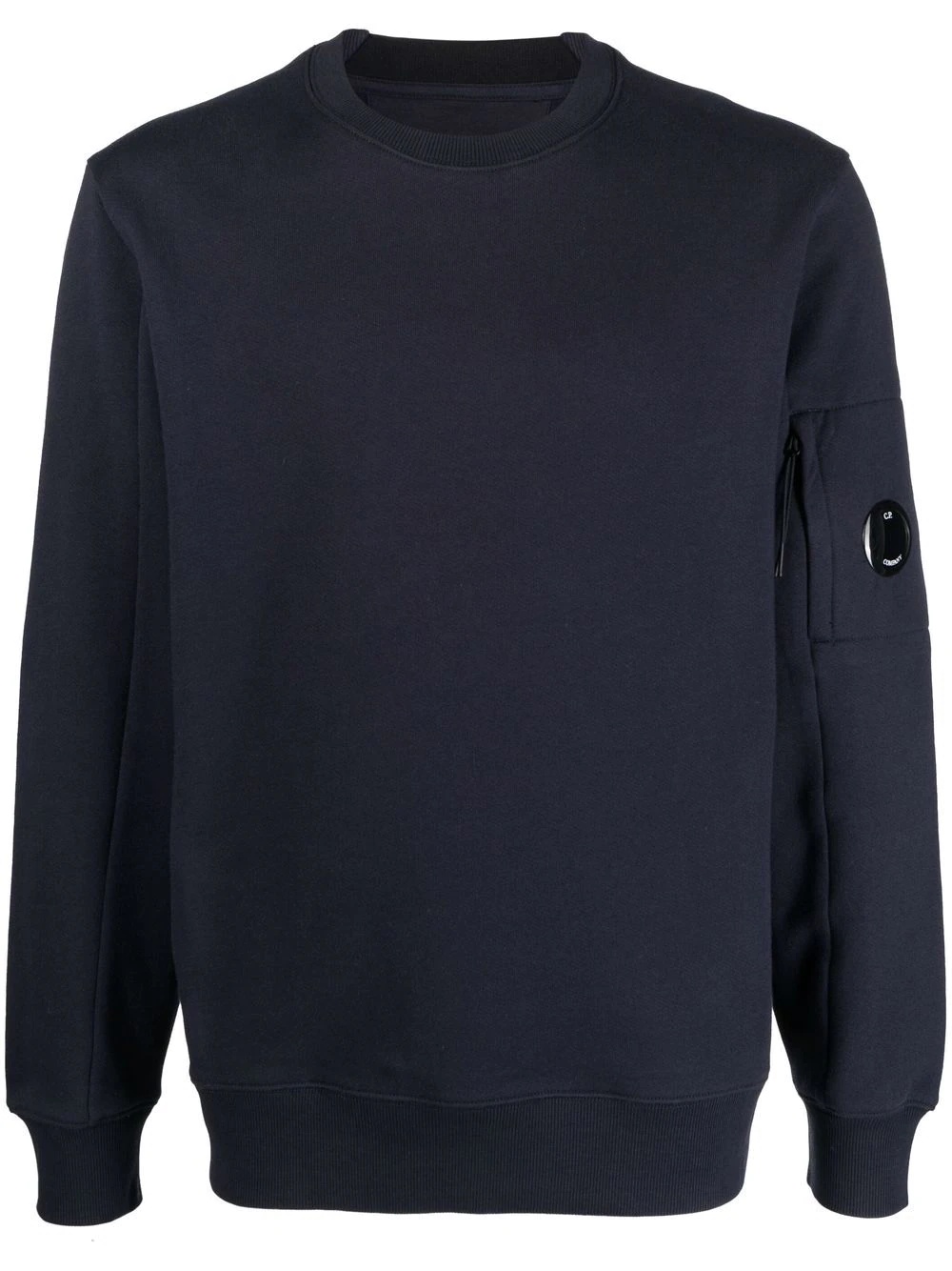 logo-patch sleeve jumper - 1