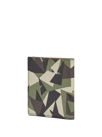 FENDI camouflage-print slim wallet outlook