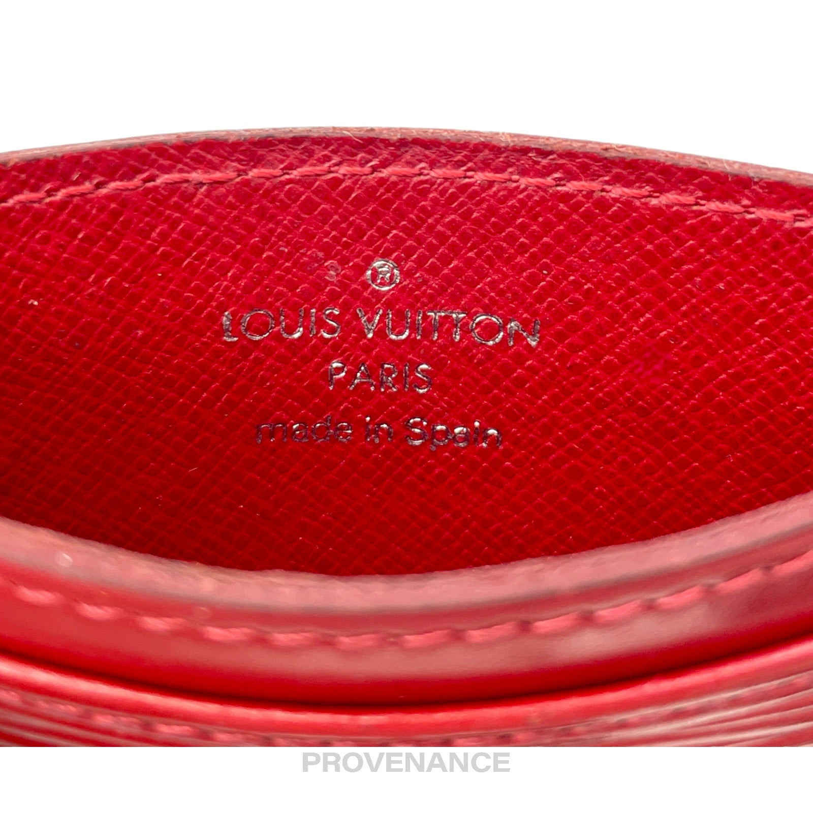 Louis Vuitton Card Holder Wallet - Red Epi Leather - 7