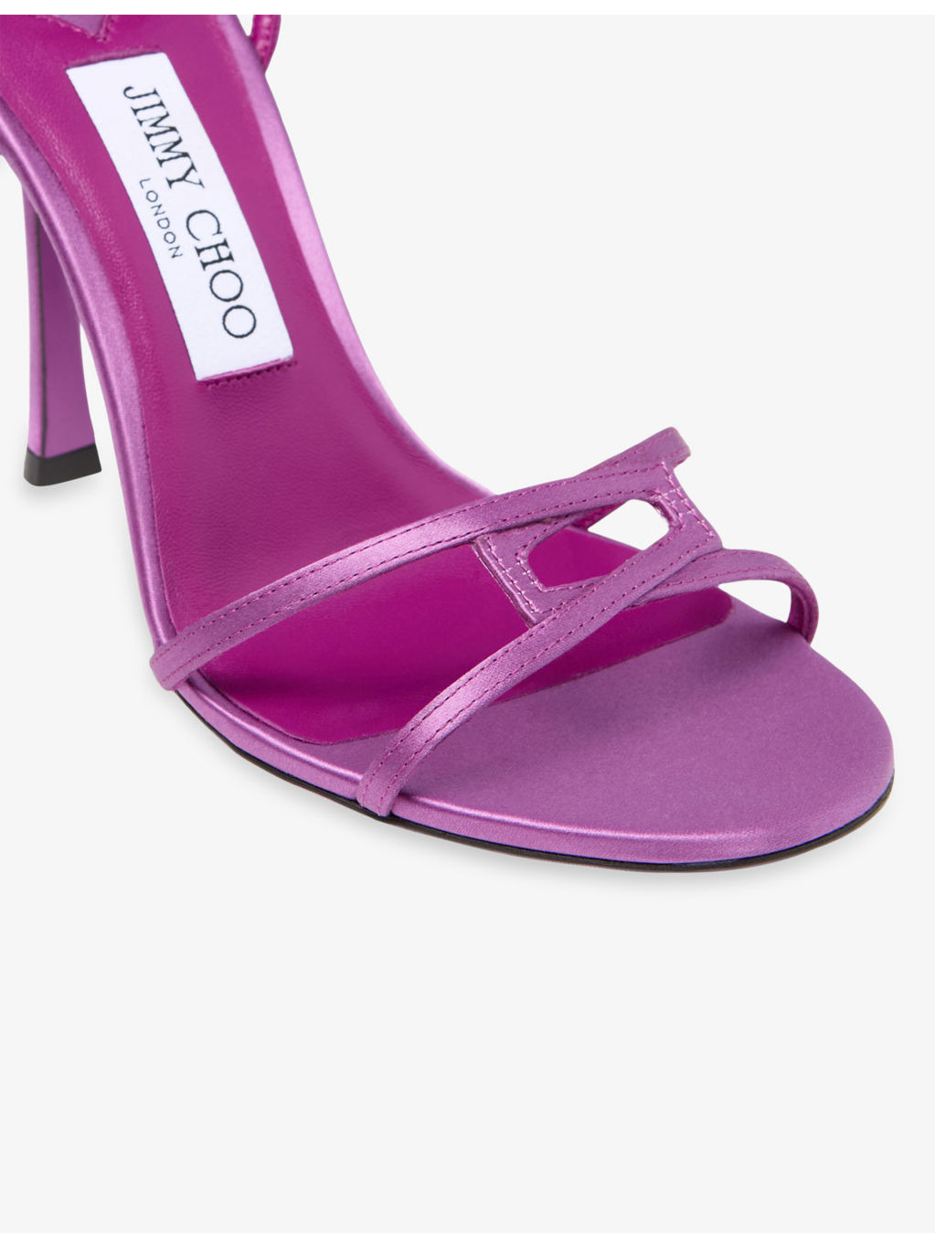 1998 Leo 100 Satin Heeled Sandals - 5