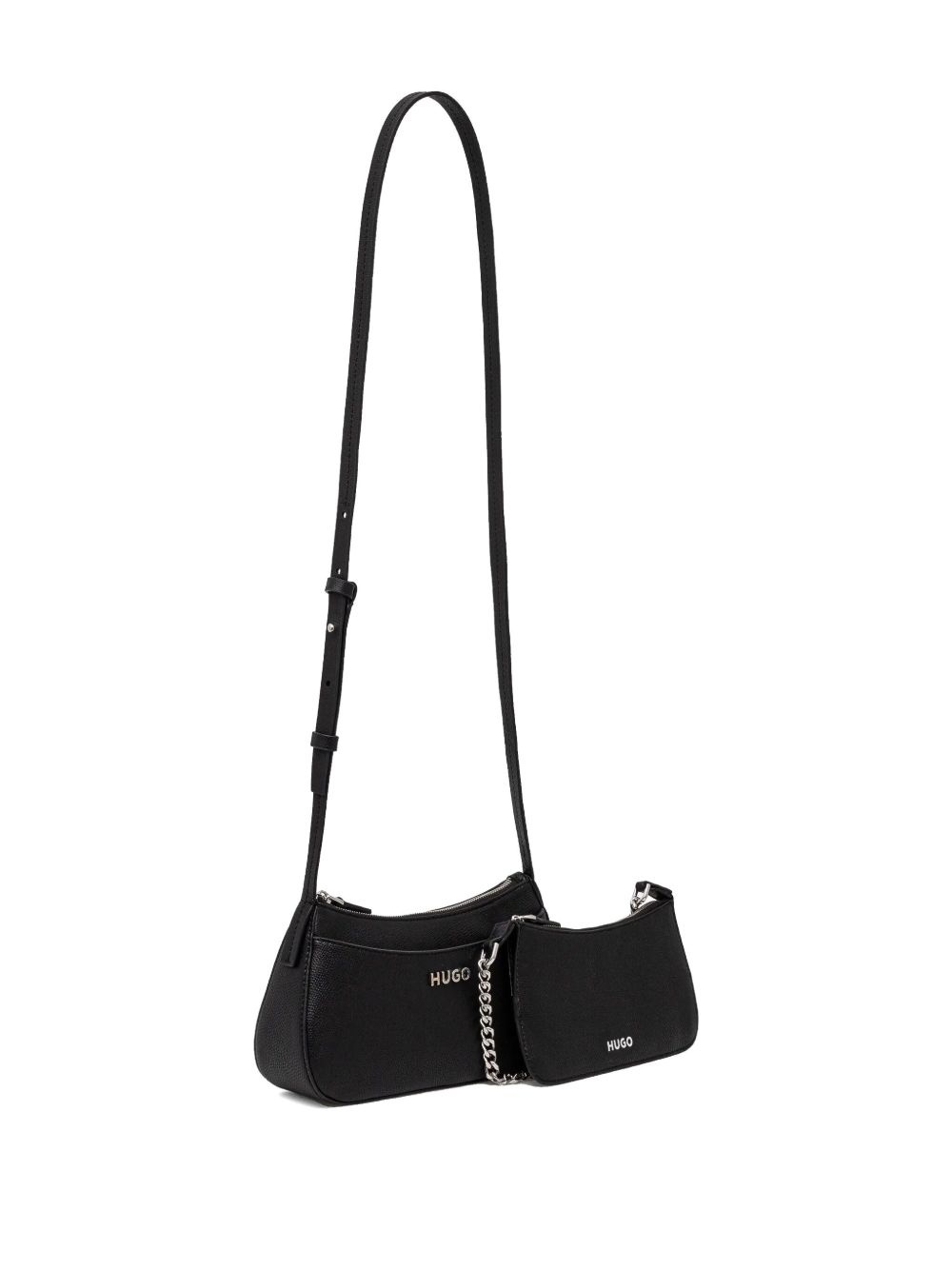 logo-plaque cross body bag - 2